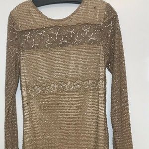 Mikael Aghal Women’s Beaded Cocktail Dress, Size 6